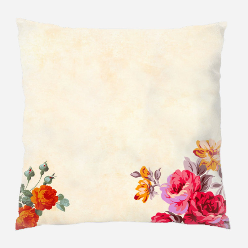 Housse de coussin carré et insert, Microsuède, Intérieur