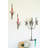  29" Deer Candelabra Forged Iron Rustic Brass Tabletop Centerpiece for Home Décor