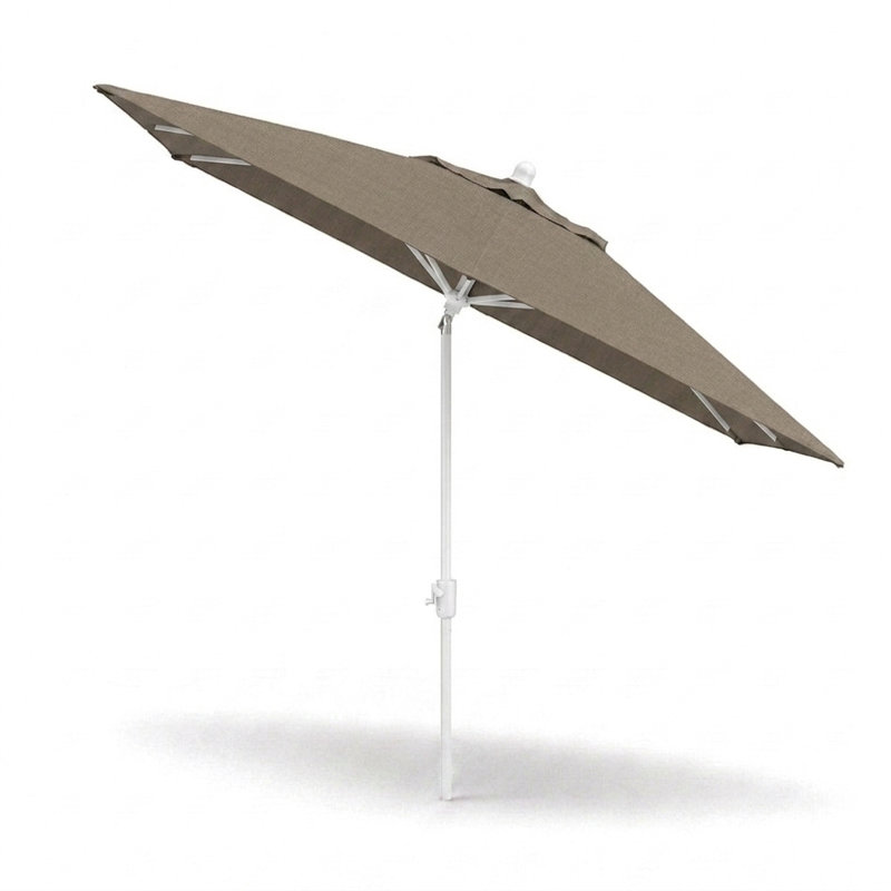 SunbUmbrella 9 pi 10 po x 6 pi 6 po Olivier, Toile Sunbrella® taupe, Sable blanc
