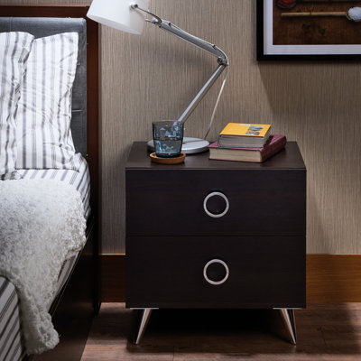 Table d'appoint polyvalente pour la chambre à coucher ou le salon avec une conception et une structure rectangulaires
