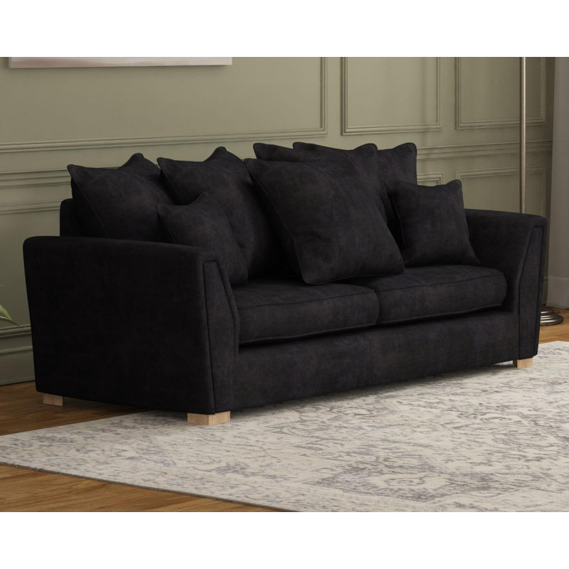 Wendleberry Three Seater, Scatter Back, Dark Mink