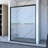 56 - 60"X70" Bathroom Shower Door, Aluminum Frame Double Sliding, 8Mm Tempered Glass, Black Finish, Waterproof, Easy Install Process Alloy Frame, Matte Black, Effortless Procedure