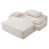 Tissu blanc est en rupture de stock