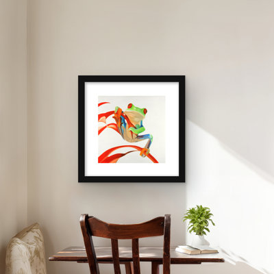 Red-eyed Frog Framed Matted Print | Wildlife Home Decor