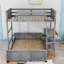 Lit superposé en bois avec bureau et tiroirs Janush-705127099-705034253