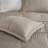 Elegant Taupe 7 Piece Polyester Charmeuse Comforter Set - Queen