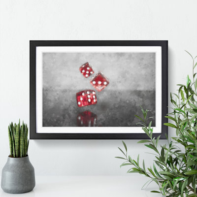 Rolling the Dice - Picture Frame Painting
