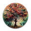 Horloge murale Coral Oak Tree at The Farm I - Landscape Trees-63071650
