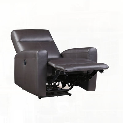 Top Grain Leather Match Power Motion Recliner