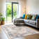 Antwian Traditional Boho Dark Blue Area Rug