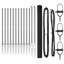 Vidaxl Welded Wire Fence With 7 Spike Posts Steel-114857776-114857786