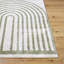 Machine Washable Shaggy Boho Grass Green Area Rug-653310513