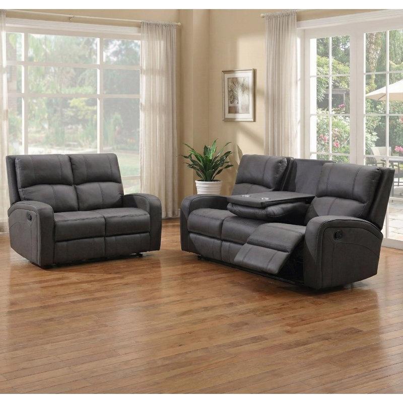 Champlin 2 - Piece Living Room Set, Grey