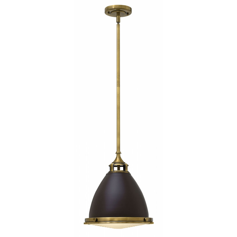 Amelia 1 Light Mini Pendant, Buckeye Bronze