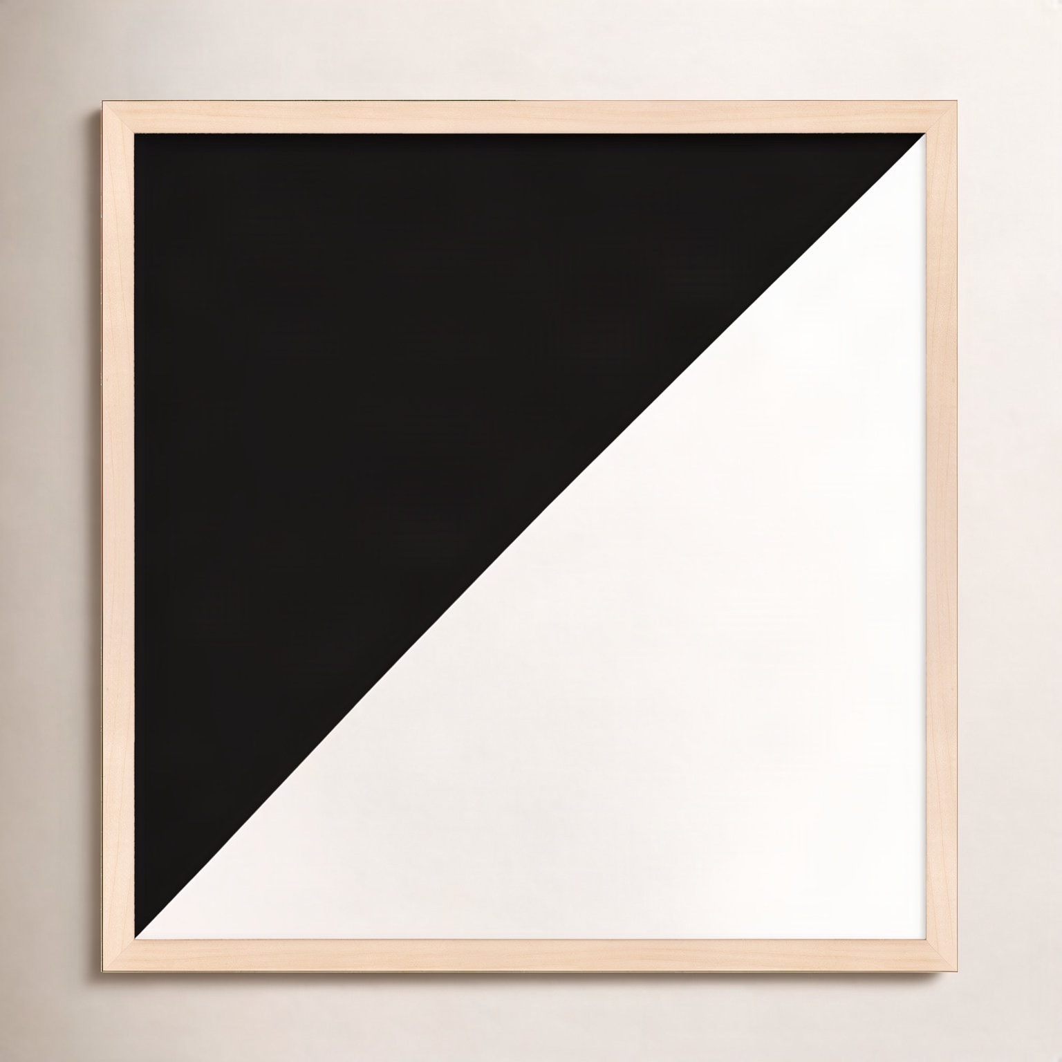 Half Framed Graphic Art Print, 30" H x 30" W, Brown Framed