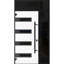 Façade avant en acier pré-suspendue / gris Ronex 0131 / fenêtre extérieure latérale et supérieure en métal / entrée en métal peint moderne l 36 po x H 80 po + 16 po à droite-98196052-98196051-98196049