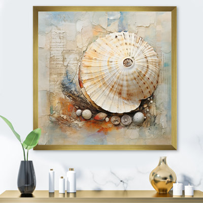 " Abstract Seashell Treasures I "