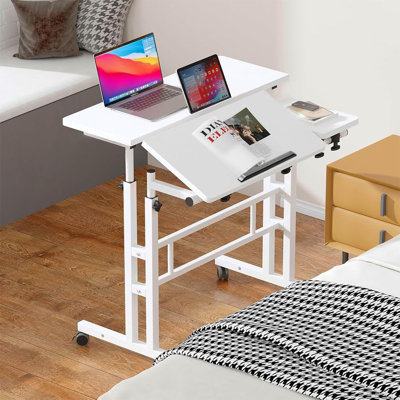 Adjustable Height Iron Computer Desk