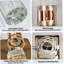 Ensemble de 2 luminaires à DEL modernes Glam avec abat-jour en verre cristal-129434525