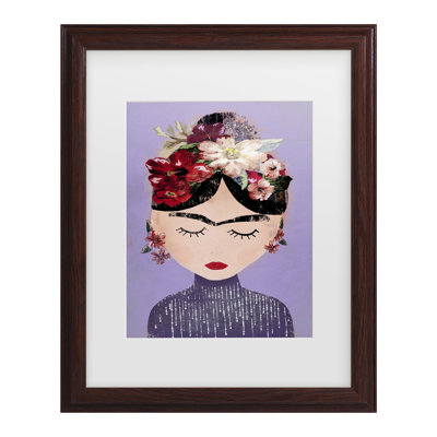 Treechild  Frida  Matted Framed Art