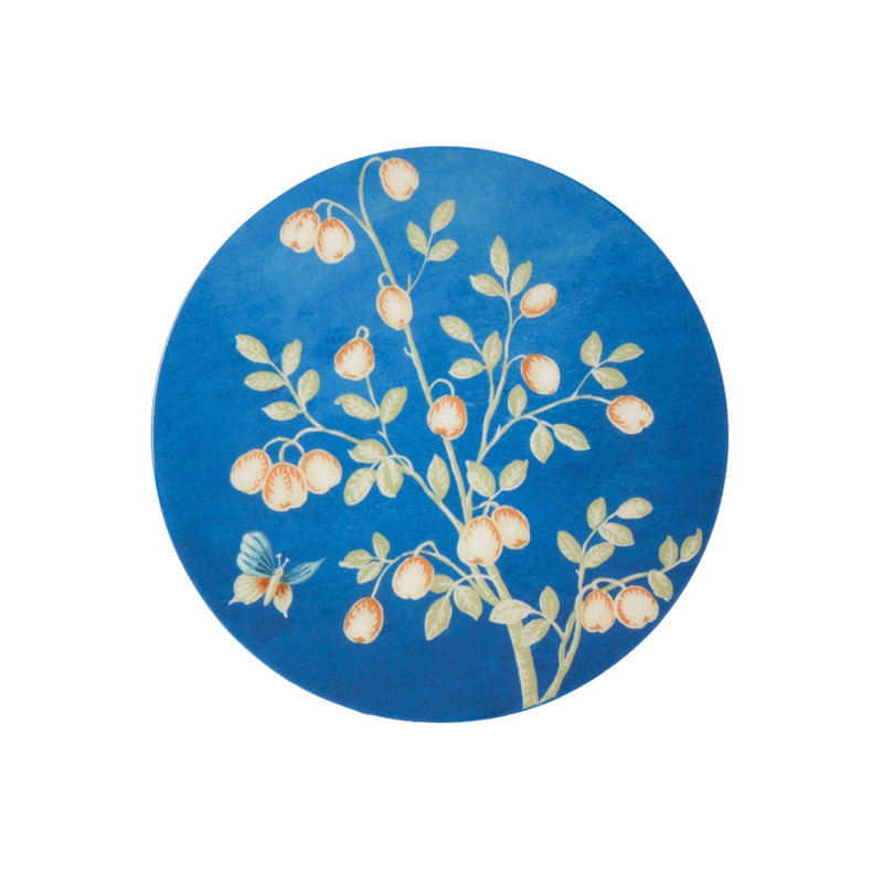 Sous-verres chinoiserie, Bleu