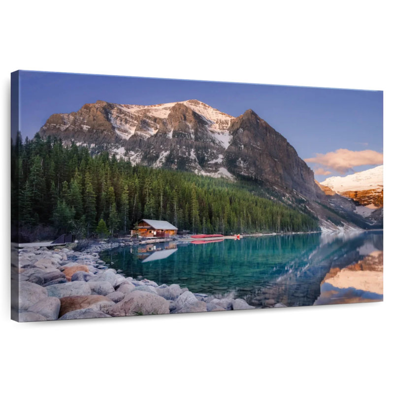 Chalet Alvord dans le parc national Banff, H 24 po x l 36 po