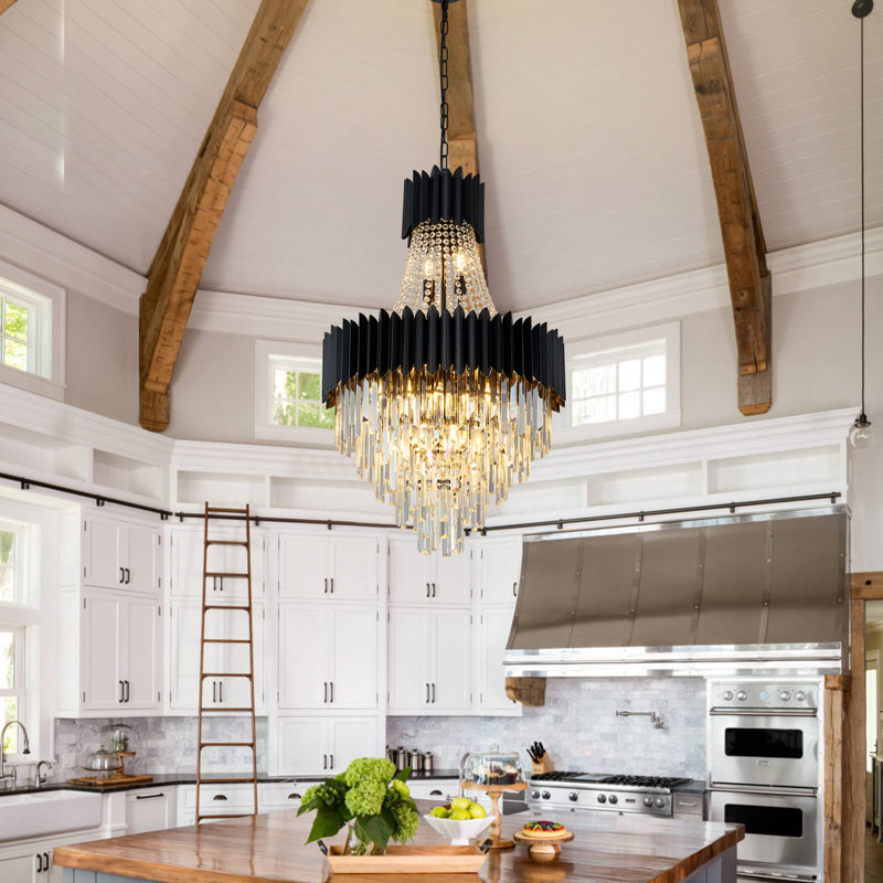 Chandelier, 35.43'' H x 22.83'' W x 22.83'' D, 12, 5