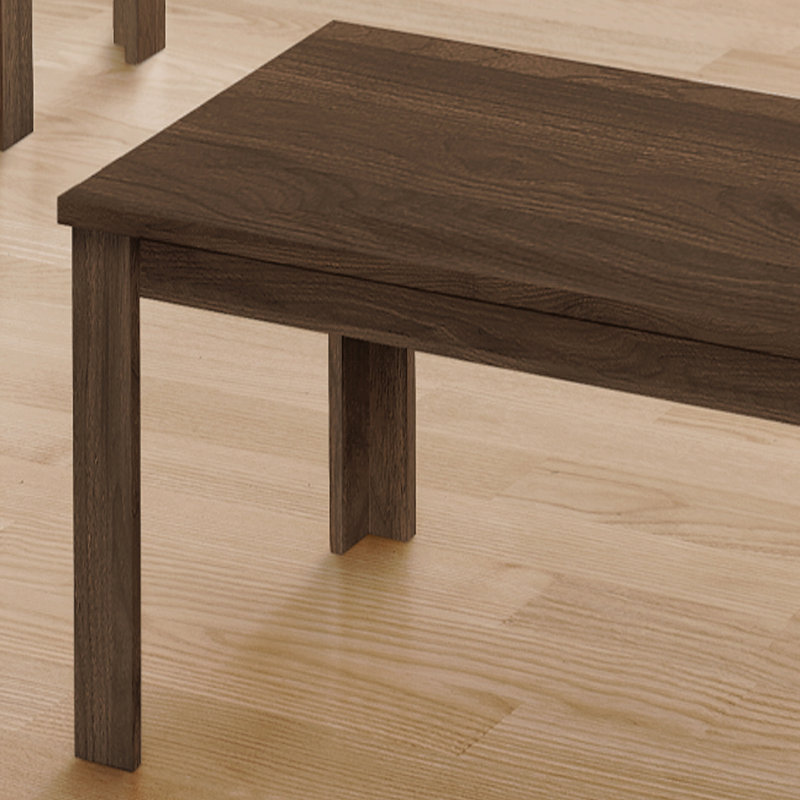 Ensemble de table, ensemble 3 pièces, café, bout, côté, accent, stratifié, transitionnel, Marron clair