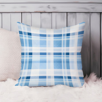 Blue Winter Plaid IX Modern