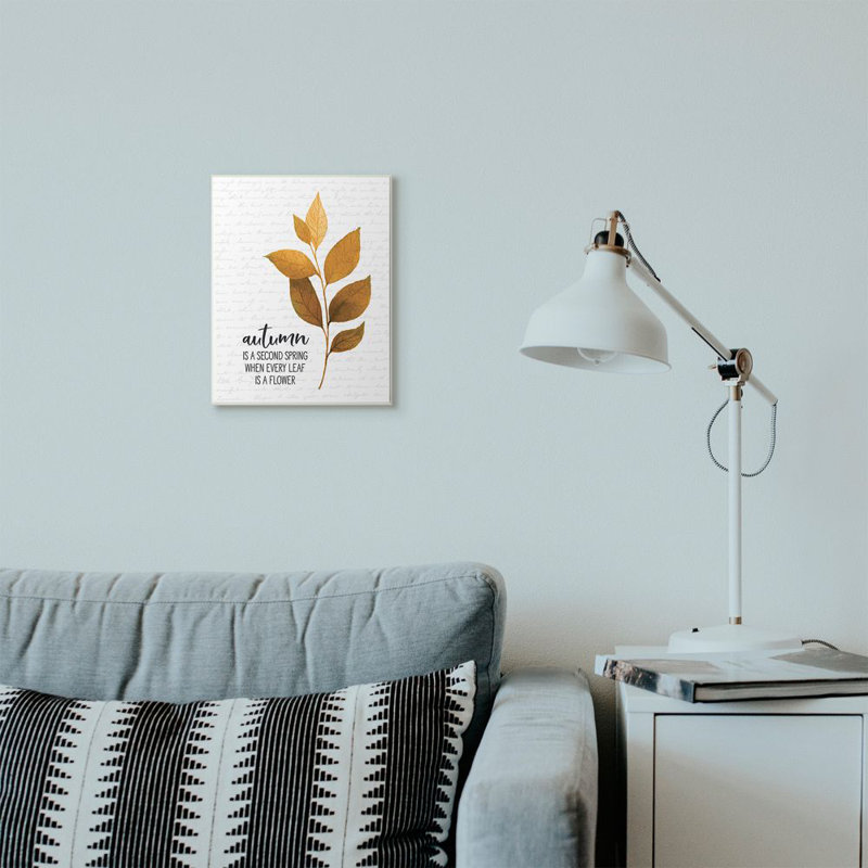 «Autumn Second Spring», impression, Plaque murale, H 15 po x l 10 po