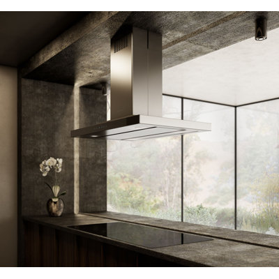 Elica Stainless Steel 600 CFM Ducted (Vented) Island Range Hood