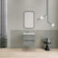 Meuble-lavabo flottant moderne simple Alcester Ivy Bronx-821752254