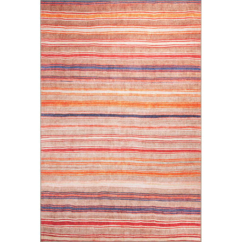 Tapis orange Ottilie, Rectangle 8 pi 3 po x 11 pi 6 po
