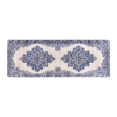 Tapis de cuisine patiné