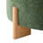 Modern Round Tufted Ottoman-1667917854