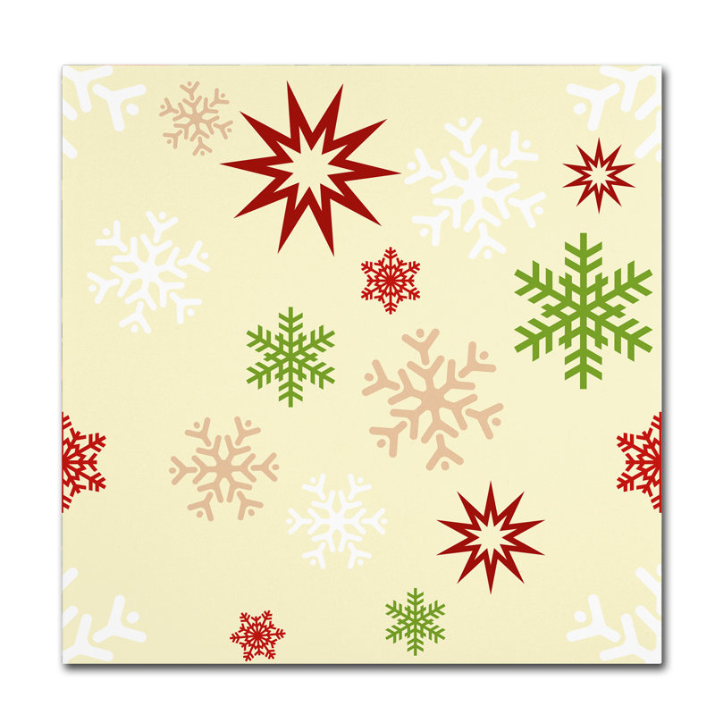 «Beautiful Christmas IX» par Tina Lavoie - impression sur toile tendue, H 14 po x l 14 po