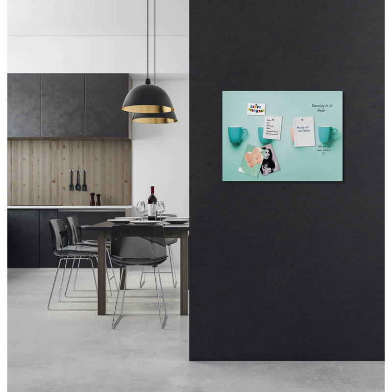 Magnetic Glass Photo Memo Board