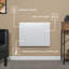 Adam Electric Radiator Space Heater with Adjustable Thermostat-94833497-94833496