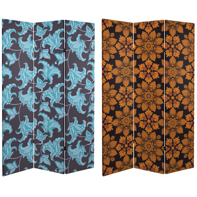 Terlton 47.25 " W x 71 " H 3 - Panel Canvas Folding