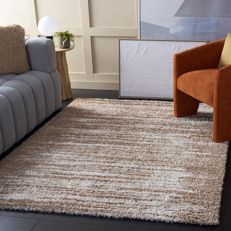 Atlantis Shag 104 Performance Abstract Rug, 5'-3" X 7'-6" Rectangle