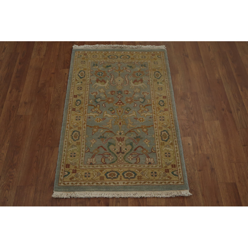 Tapis antique Ziegler 2 x 3 aux tons neutres et au design intemporel