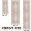Tapis de couloir 1 pi 4 po x 3 pi 11 po Floranda