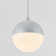 1 - Light Chrome LED Sphere Pendant
