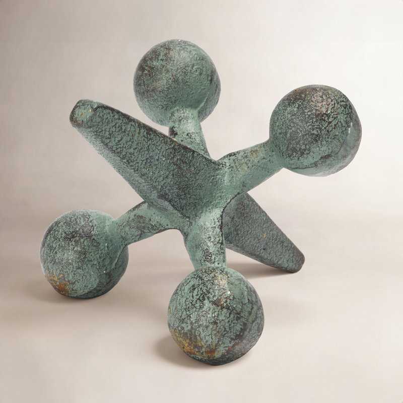 Vernell Abstract Figurines & Sculptures, Cast Iron/Patina