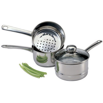 Culinary Edge Stainless Steel Steamer Basket with 12.75'' Diameter
