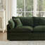 Canapés de coin avec pouf vert-1452699899