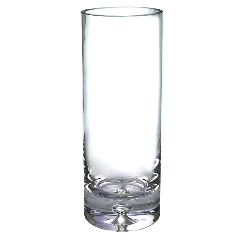 Vase cylindrique Harkless, H 11 po x l 3 po x P 3 po, Transparent