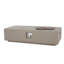 50,000 Grey Magnesium Oxide Patio Fireplace, Modern Look Fire Pit, Rectangle Shape, Hue