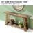 Narrow Sofa Table,Two-Tier Console Table,Wooden Entryway Table