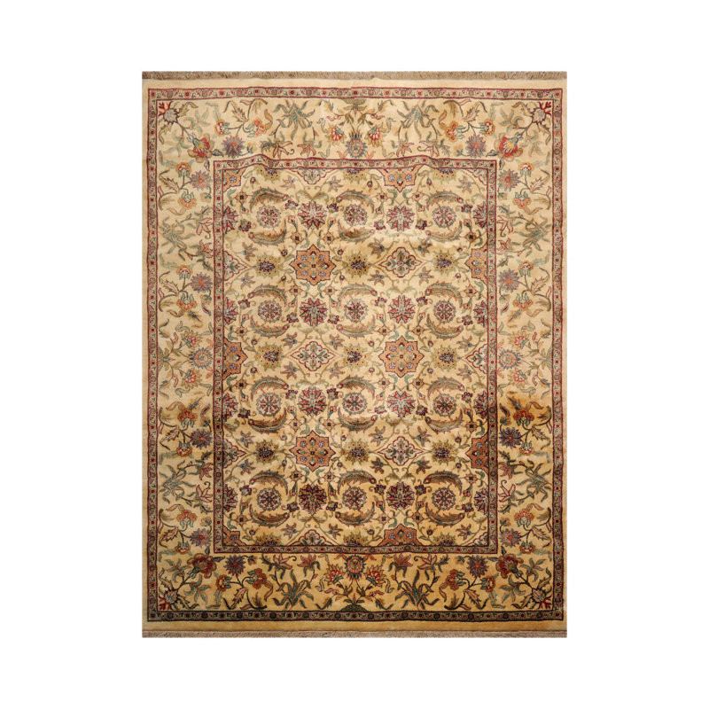 Tapis unique ivoire 9 pi x 11 pi 11 po